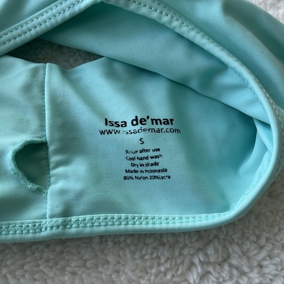 Issa De Mar Mint Green Bikini Top - Picture 2 of 2